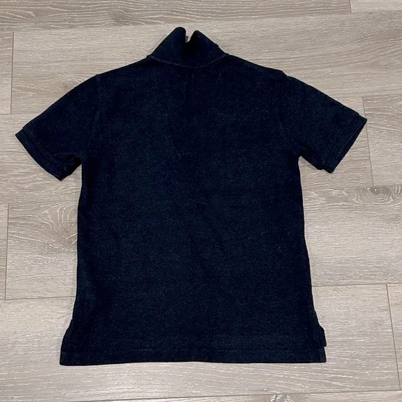 POLO Ralph Lauren Performance Jersey Polo Shirt Kid Navy Size 8 - Picture 4 of 6